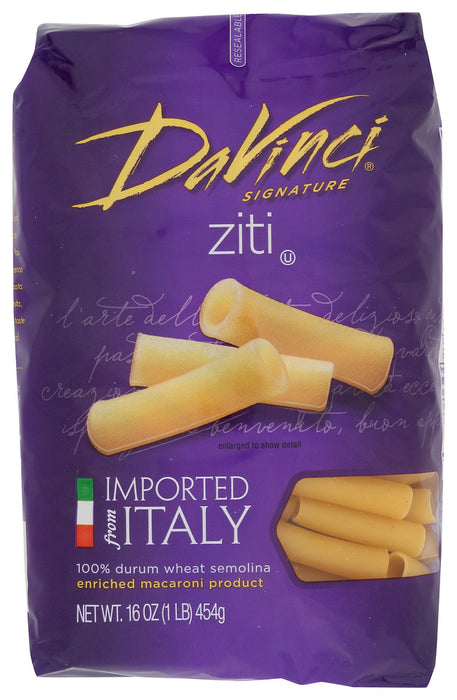 DAVINCI: Ziti Cut Pasta, 16 oz