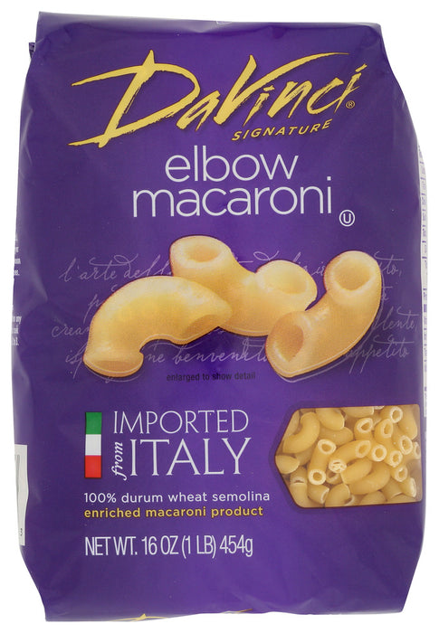 DAVINCI: Elbow Macaroni Pasta, 16 oz