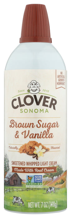 CLOVER SONOMA: Brown Sugar Vanilla Whipped Cream, 7 oz