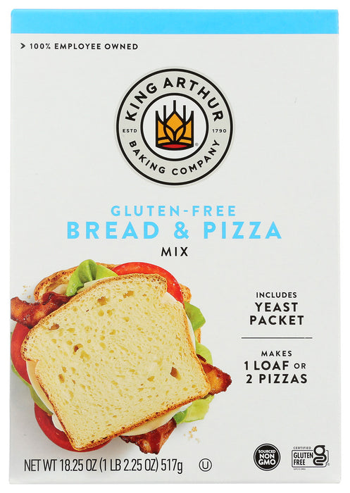 KING ARTHUR FLOUR: Gluten Free Bread Mix, 18.25 oz