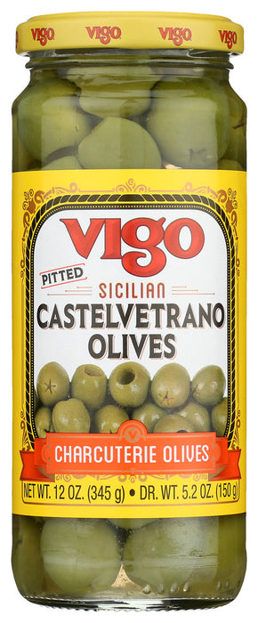 VIGO: Pitted Sicilian Castelvetrano Olives, 12 oz