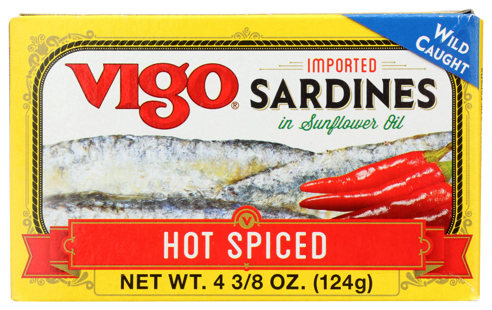 VIGO: Sardine Spiced, 4.37 OZ