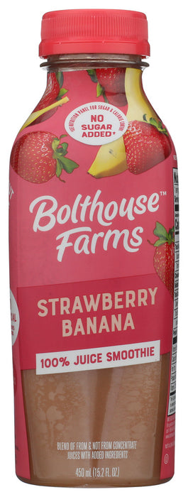 BOLTHOUSE FARMS: Strawberry Banana Juice, 15.20 oz