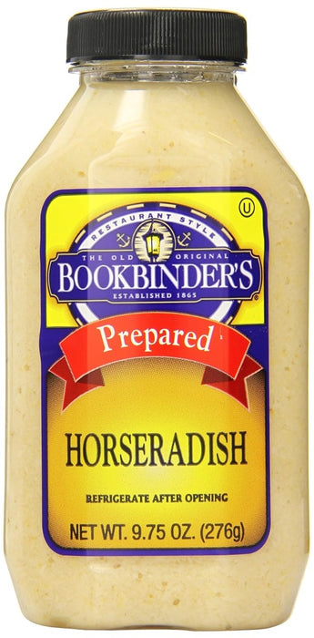 BOOKBINDERS: Prepared Horseradish, 9.75 oz