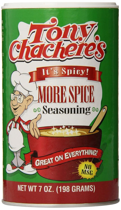 TONY CHACHERES: Seasoning More Spice, 7 oz