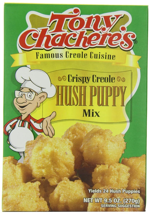 TONY CHACHERES: Crispy Creole Hush Puppy Mix, 9.5 oz