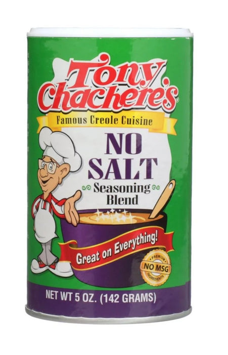 TONY CHACHERE'S: Creole No Salt Seasoning Blend, 5 oz