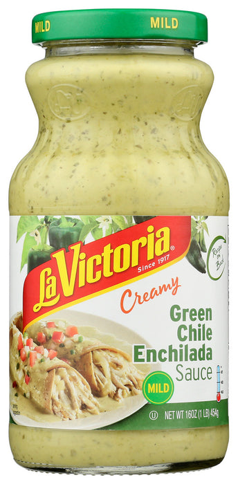 LA VICTORIA: Green Chile Enchilada Sauce, 16 oz