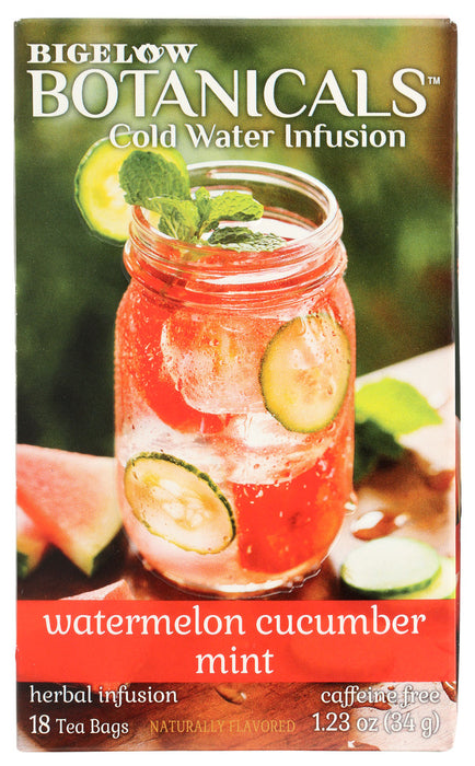 BIGELOW: Watermelon Cucumber Mint Cold Water Infusion Tea, 1.23 oz