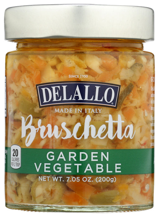 DELALLO: Vegetable Bruschetta, 7.05 oz