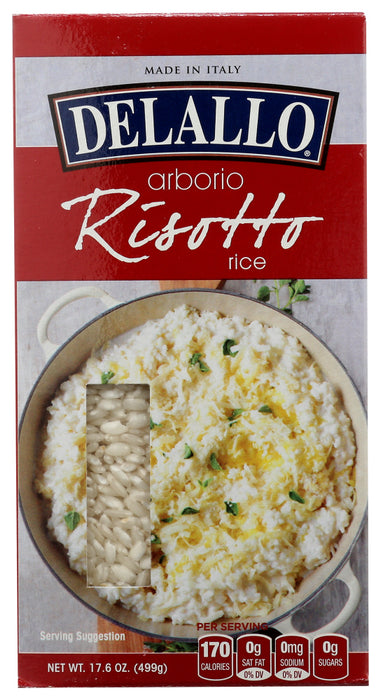 DELALLO: Rice Arborio Risotto, 17.6 oz
