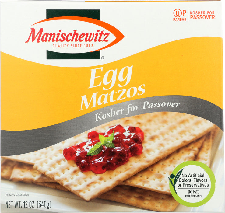 MANISCHEWITZ: Passover Egg Matzo, 12 oz