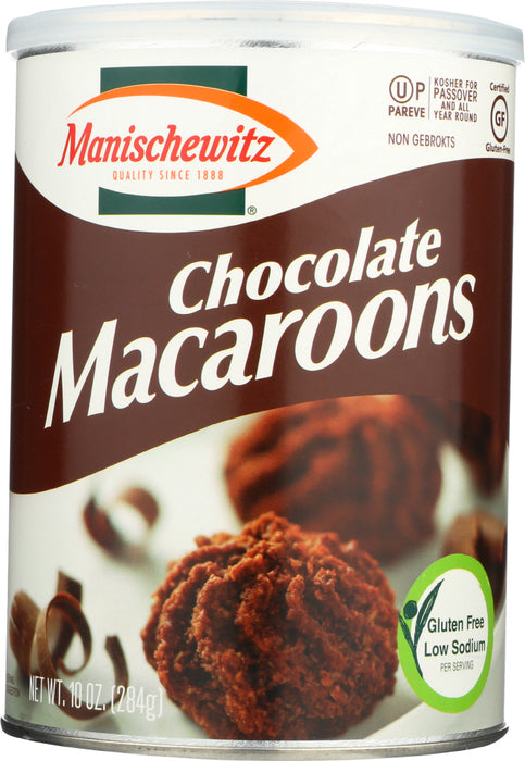 MANISCHEWITZ: Chocolate Macaroons Cookie, 10 oz