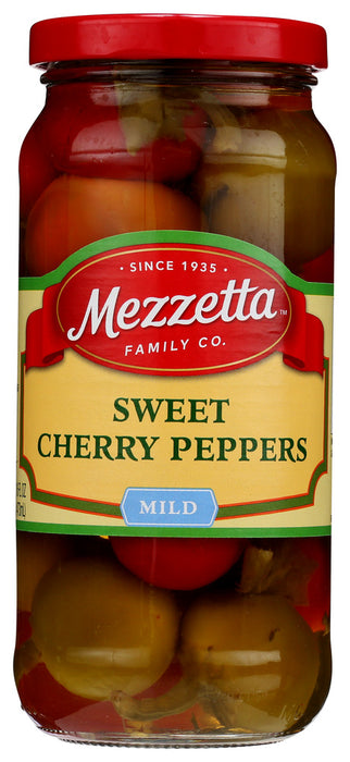 MEZZETTA: Sweet Cherry Peppers, 16 oz