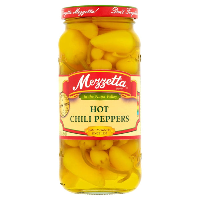 MEZZETTA: Hot Chili Peppers, 16 oz