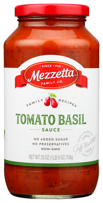 MEZZETTA: Napa Valley Bistro Tomato Basil Pasta Sauce, 25 oz