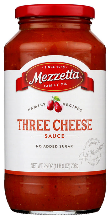 MEZZETTA: Three Cheese Sauce , 25 oz