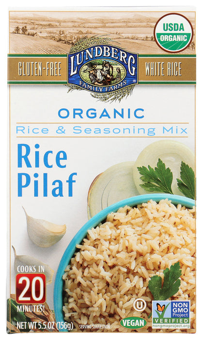 LUNDBERG: Rice Wht Pilaf Entree, 5.5 oz