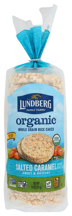 LUNDBERG: Org Rice Cakes Sltd Crml, 11 oz