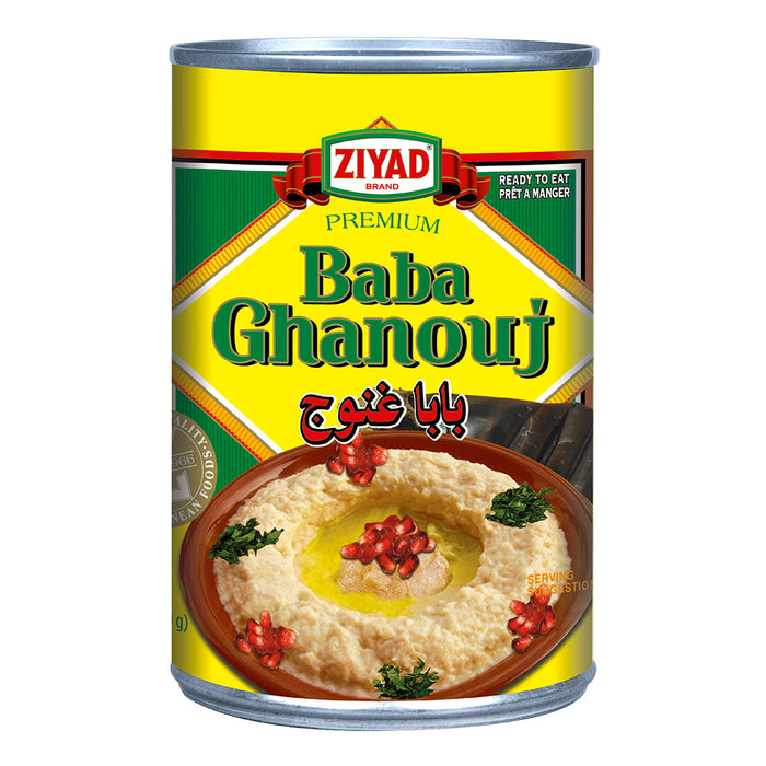 ZIYAD: Baba Ghanouj Eggplant And Tahini Dip, 13 oz