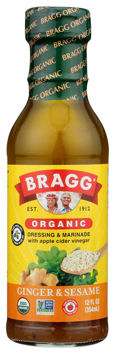 BRAGG: Salad Dressing Ginger and Sesame, 12 oz