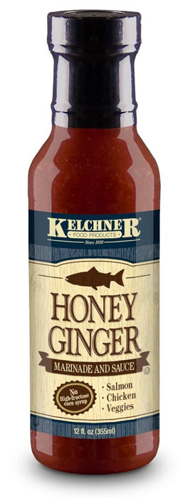 KELCHNER: Honey Ginger Marinade and Sauce, 12 oz