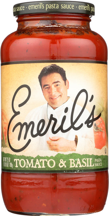 EMERILS: Sauce Psta Ital Tmo & Basil, 25 oz