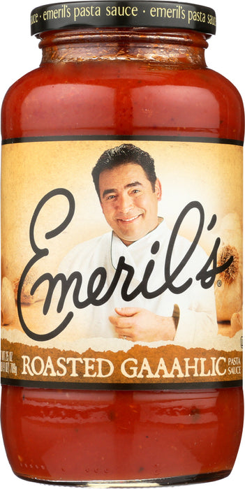 EMERILS: Sauce Psta Rstd Gaaahlic, 25 oz