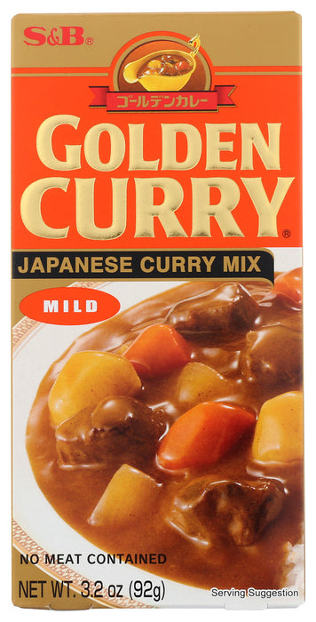 S & B: Golden Curry Mix Mild, 3.2 oz