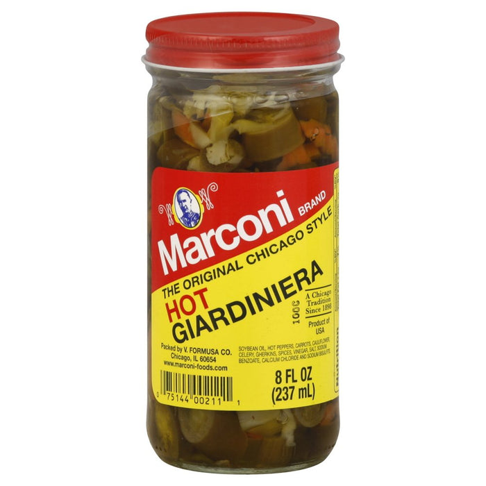 MARCONI: Hot Giardiniera, 8 oz