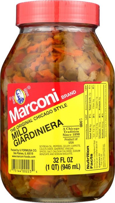 MARCONI: Giardiniera Mild, 32 oz