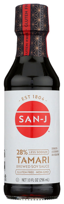 SAN-J: Reduced Sodium Tamari Soy Sauce, 10 Oz