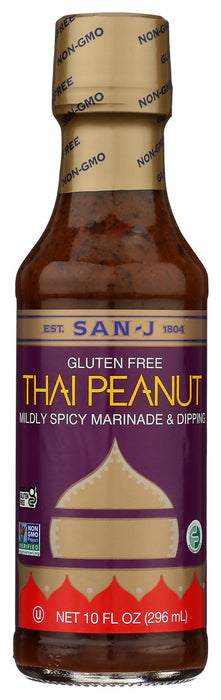 SAN-J: Mildly Spicy Thai Peanut Stir-Fry & Dipping Sauce, 10 Oz