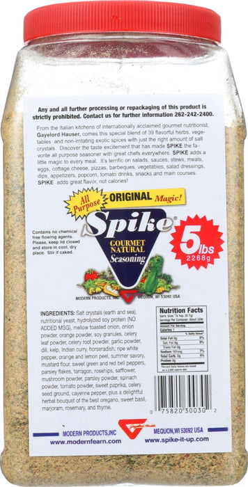 SPIKE: Original All Purpose Seasoning, 5 lb