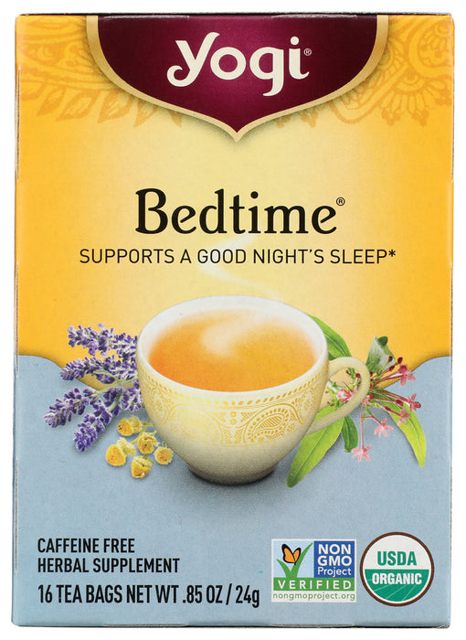 YOGI TEA: Bedtime Tea with Organic Chamomile, 16 Tea Bags