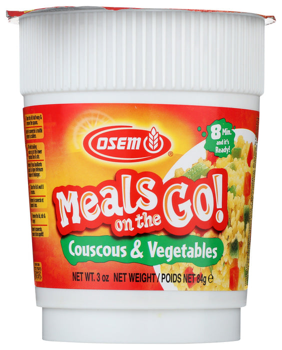 OSEM: Meals On The Go Couscous and Vegetables, 3 oz