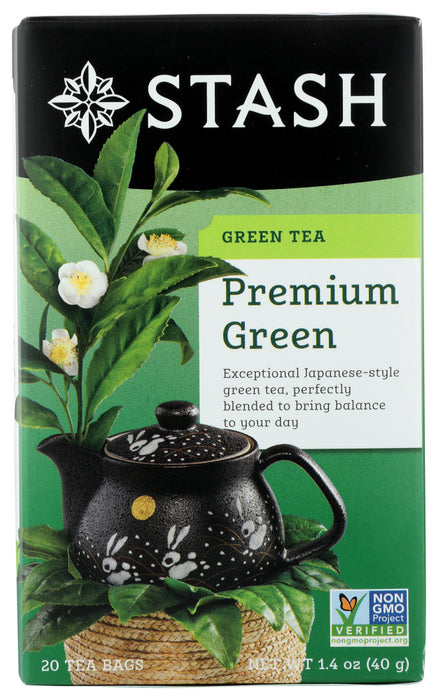 STASH TEA: Premium Green Tea, 20 bg
