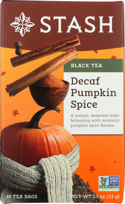 STASH TEA: Tea Decf Pmpkn Spice, 18 bg