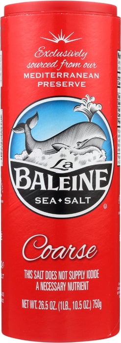 LA BALEINE: Sea Salt Coarse, 26.5 oz