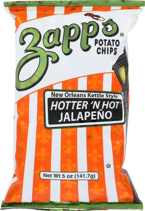 ZAPPS: Chip Hot Jalapeno, 5 oz