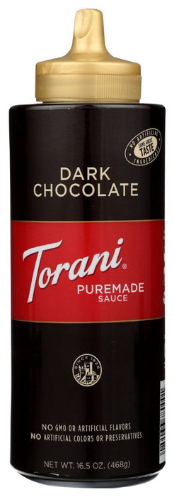 TORANI: Dark Chocolate Sauce, 16.5 oz