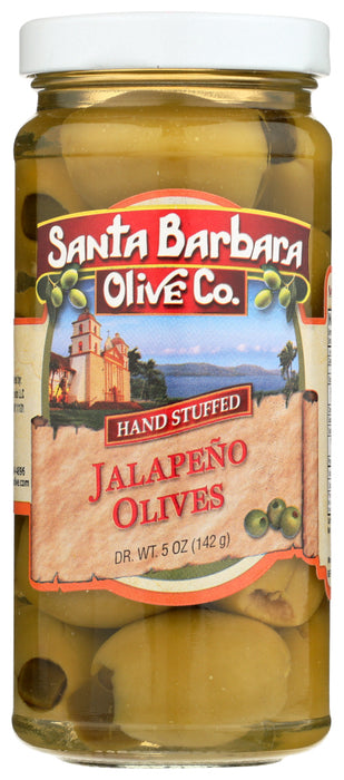 SANTA BARBARA OLIVE CO.: Jalapeno Stuffed Olives, 5 oz
