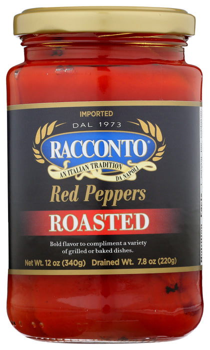 RACCONTO: Red Peppers Roasted, 12 oz