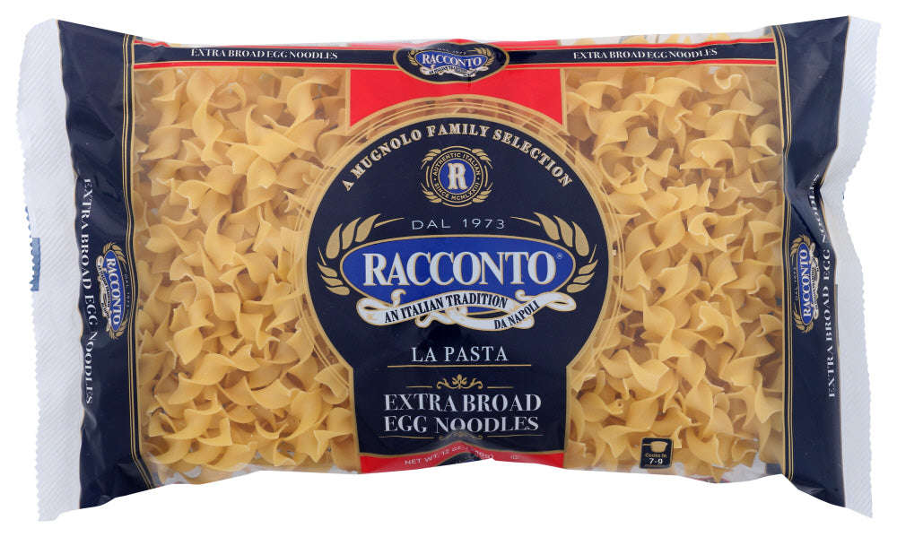 RACCONTO: Extra Broad Egg Noodle, 12 oz