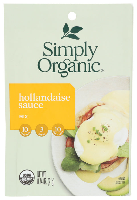 SIMPLY ORGANIC: Sauce Mix Hollandaise Org, 0.74 oz