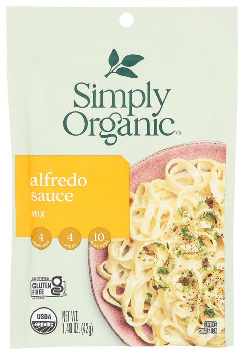SIMPLY ORGANIC: Seasoning Mix Alfredo, 1.48 Oz