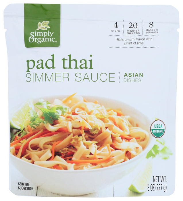 SIMPLY ORGANIC: Sauce Pad Thai Org, 8 oz
