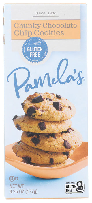 PAMELAS: Cookies Chunky Chocolate Chip, 6 oz