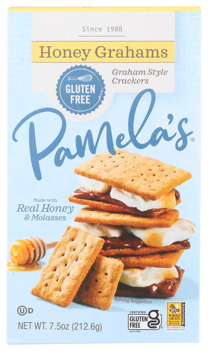 PAMELA'S PRODUCTS: Gluten-Free Graham Crackers Honey, 7.5 oz