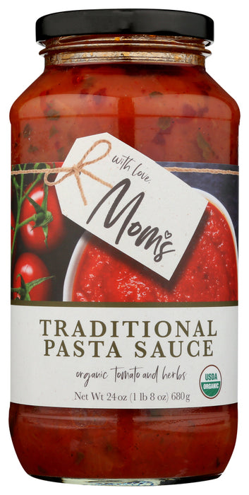 MOMS: Spaghetti Sauce Traditional Tomato & Basil, 24 oz